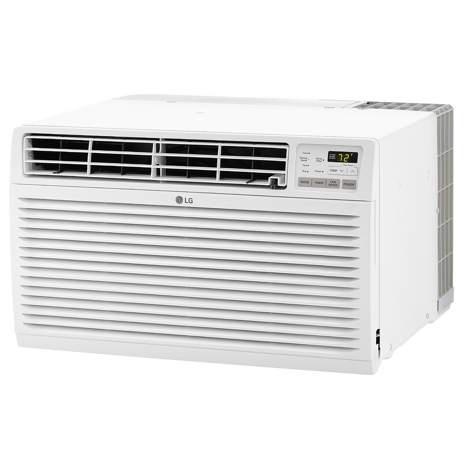 LG 230-Volt 10000 BTU 9800 (BTU DOE) Wall Air Conditioner with Remote, White (LT1033HNR)