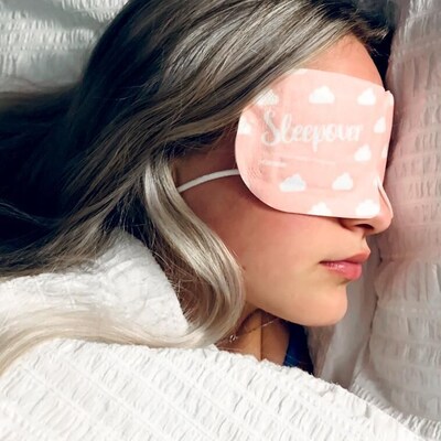 Popmask London Sleepover Self Heating Rose Scented Self Heating Eye Mask 15 Masks, 3 Boxes/5 Pack (1