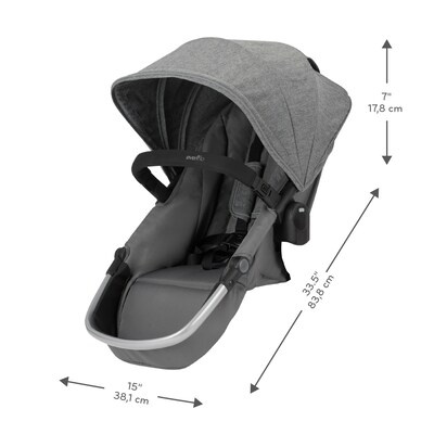 Evenflo Pivot Xpand Stroller Second Seat, Percheron (63012254)