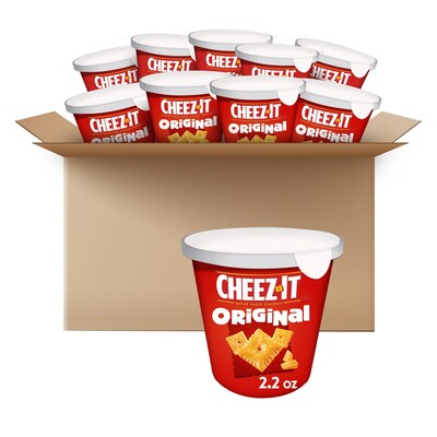 Cheez-It Crackers Cups, Original, 2.2oz, 10/carton