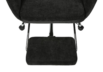 Monarch Specialties Inc. Ergonomic Fabric Swivel Executive Chair, Black (I 7273)