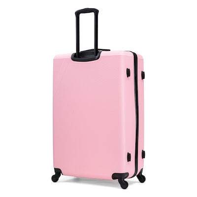 DUKAP Discovery 33.66" Hardside Suitcase, 4-Wheeled Spinner, TSA Checkpoint Friendly, Silver (DKDIS00XL-SIL)