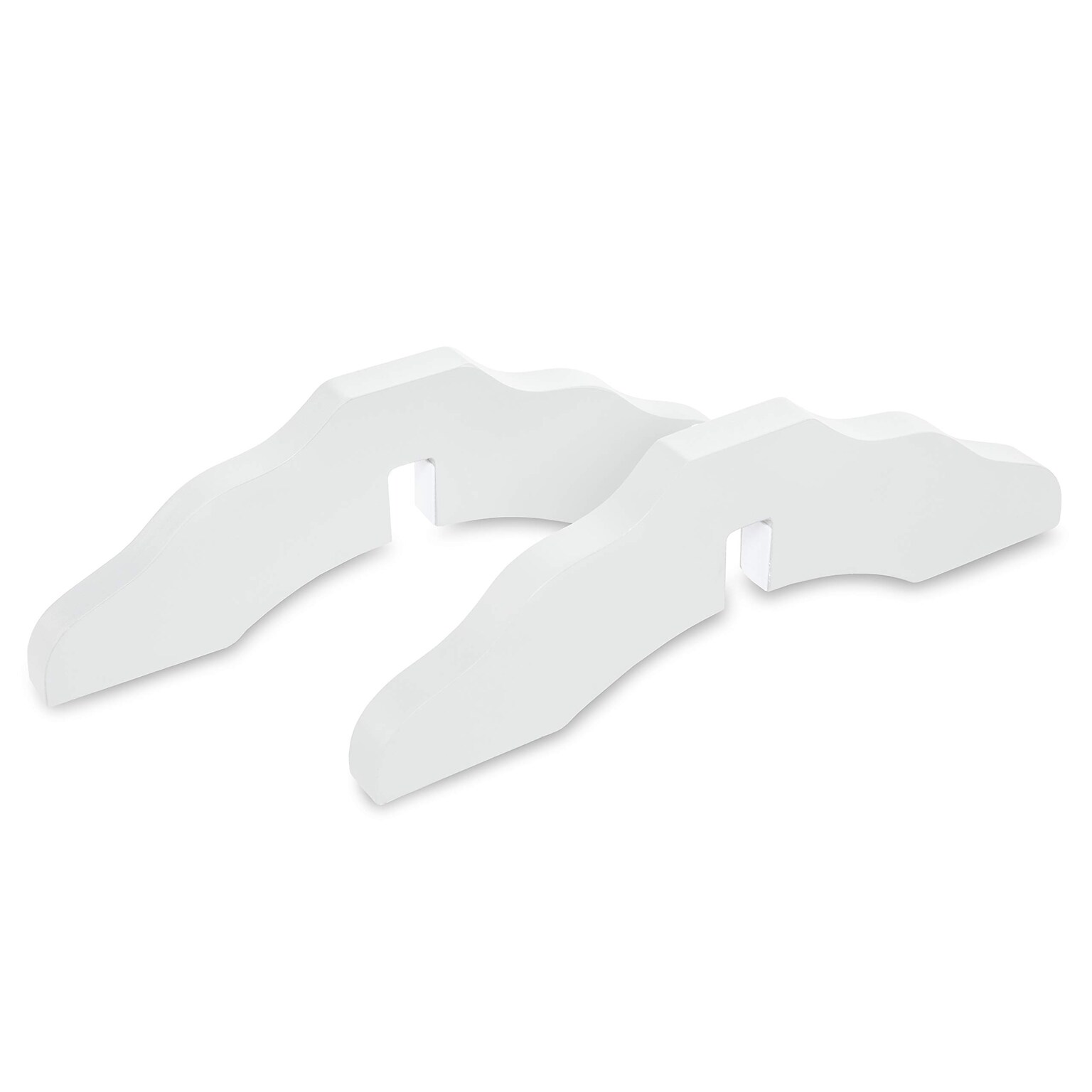 Arf Pets Support Feet for Pet Gate for The Arf Pets Dog Gates Model APDGWD4PWH, White, Set of 2 (APSPT2WH)