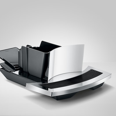 JURA E6 2-Cups Coffee & Espresso Machine Combination, Piano White (15559)