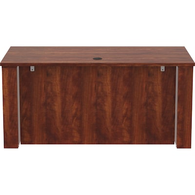 Lorell Essentials Series 60"W Electric Adjustable Standing Desk, Cherry (LLR69570)