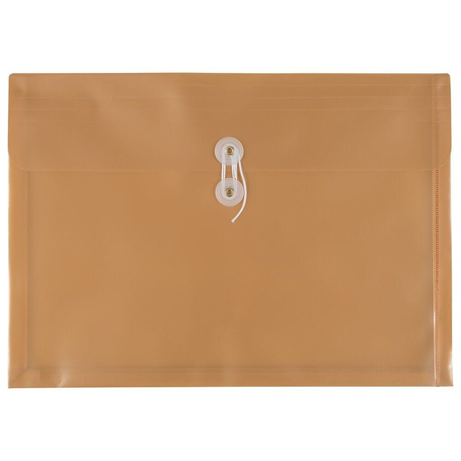 JAM Paper Premium Plastic Document File, 1 Pocket, Legal, Gold, 3/Pack (235438983ax3)
