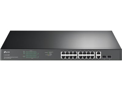 TP-LINK 18-Port Gigabit Ethernet PoE Unmanaged Switch, Black (TL-SG1218MP)