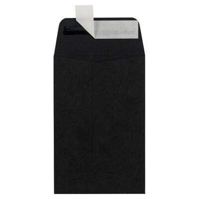 LUX #4 Envelope, Midnight Black, 1000/Pack (LUX-4CO-B-1000)