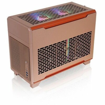 Thermaltake TR100 Mini ITX Mini-Tower Computer Case, Gravel Sand (CA-11A-00SGNN-00)