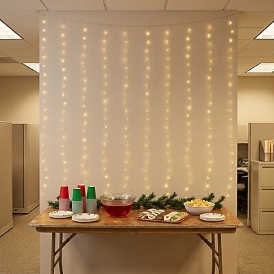 Excello Brands Curtain LED Lights, 10 Strings of 6.5 Lights, 200 Bulbs (EGP-CURT-10)