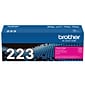 Brother TN-223M Magenta Standard Yield Toner Cartridge, Print Up to 1,300 Pages