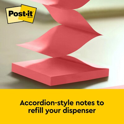 Post-it Pop-up Notes, 3 x 3, Poptimistic Collection, 100 Sheets/Pad, 12 Pads/Pack (R330-12AN)