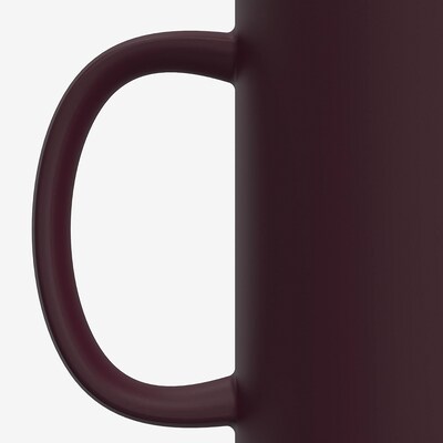 ASOBU Ceramic Travel Mug with Cork Base, 12 oz., Burgundy (SM50BURG)