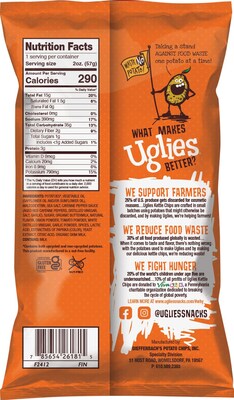 Uglies Gluten-Free Buffalo Ranch Kettle Potato Chips, 2 oz., 24 Bags/Carton (26181)