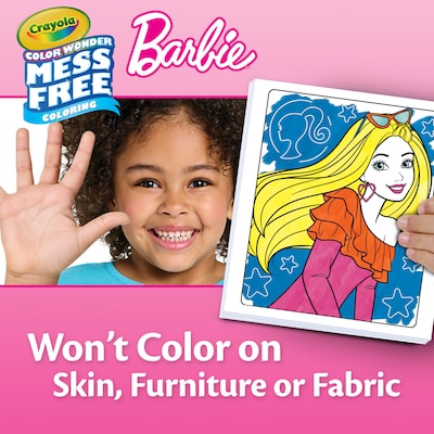 Color Wonder Coloring Pad & Markers, Barbie