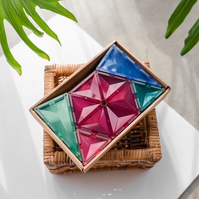 Connetix Magnetic Tiles Pastel Geometry Pack, 40 Pieces (CNTP00040GE)