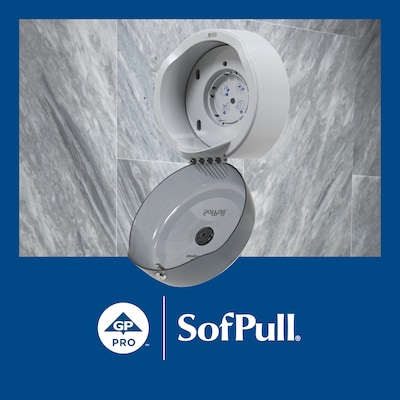 SofPull Georgia-Pacific High-Capacity Center Pull Bathroom Dispenser, Translucent Smoke (56501)