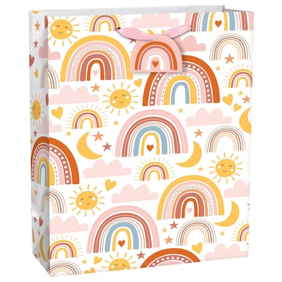 Party City Neutral Rainbow Extra Large Gift Bag, Multicolored (AM170796-NS)