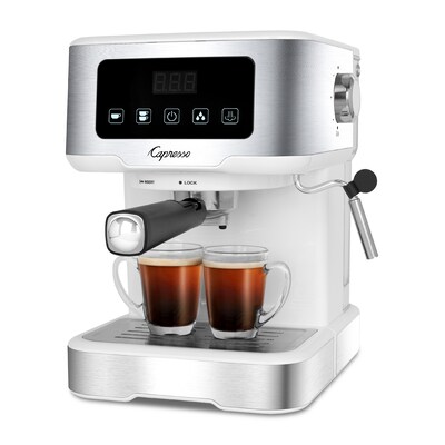 Capresso Cafe TS 2-Cups Pump/Automatic Espresso Machine, White (129.02)