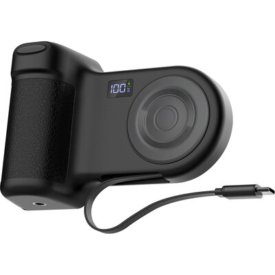 Belkin Stage PowerGrip Wireless Power Bank, 7.5W, 2.45 ft., Charcoal (CTA006TTGY)