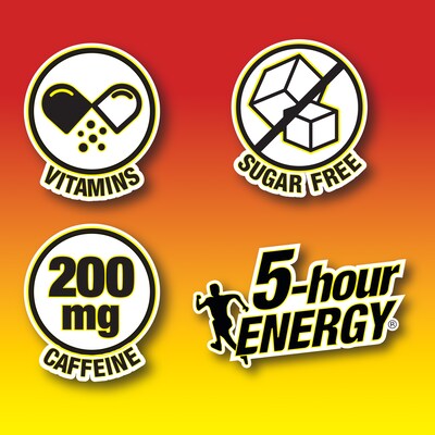 5-Hour Energy Berry Shots Drink, 1.93 fl. oz., 12/Box (LVS500181)