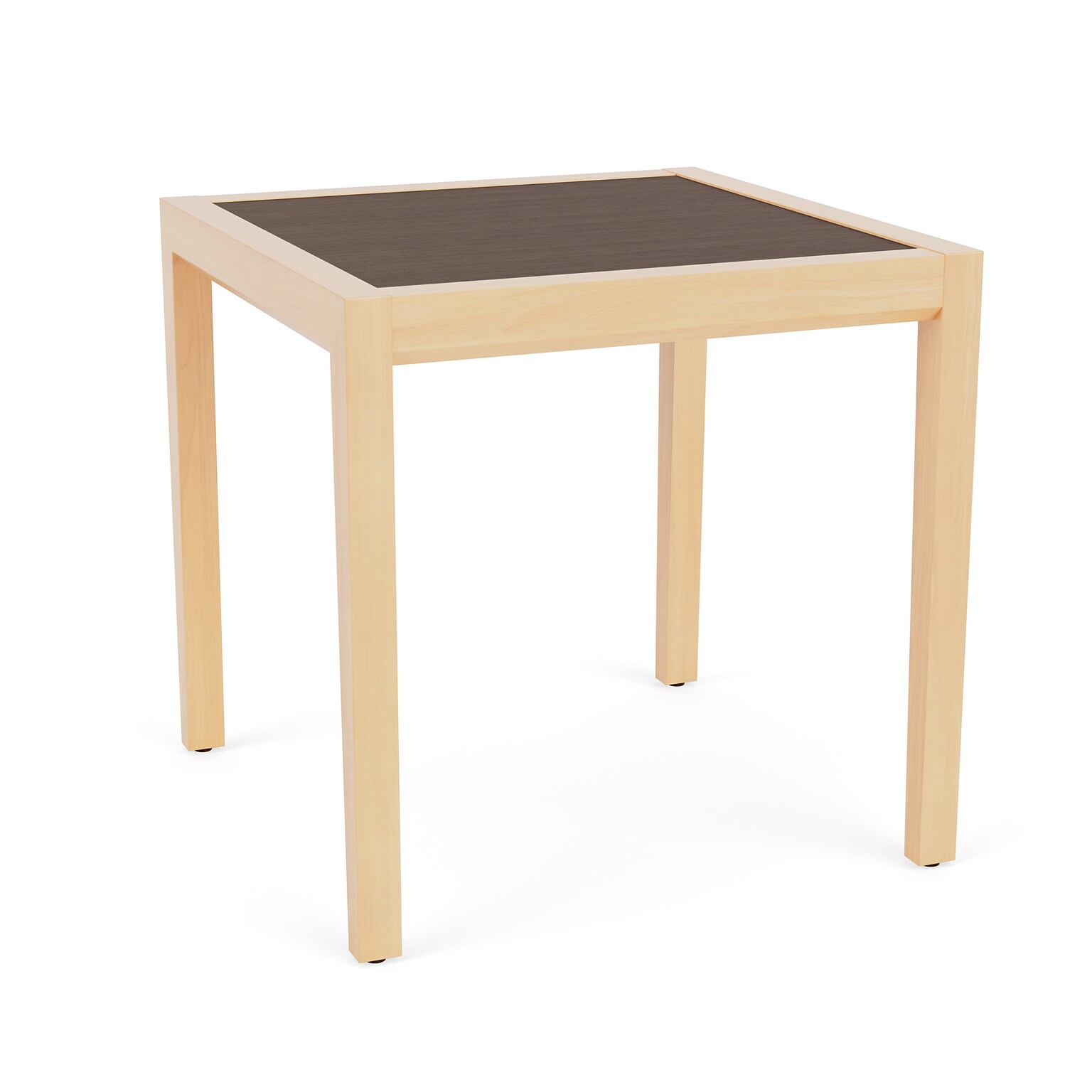 Lesro Brooklyn 20W x 20D Laminate End Table, Riftwood Walnut/Natural (BK0620.WNA.TRW)