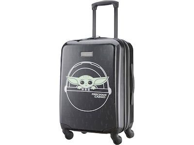 American Tourister Star Wars The Child ABS 4-Wheel Spinner Luggage, Multicolor (137678-9208)