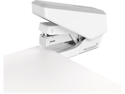 Fellowes LX860 EasyPress Desktop Stapler, 40-Sheet Capacity, Staples Included, White (LX860WHITE)