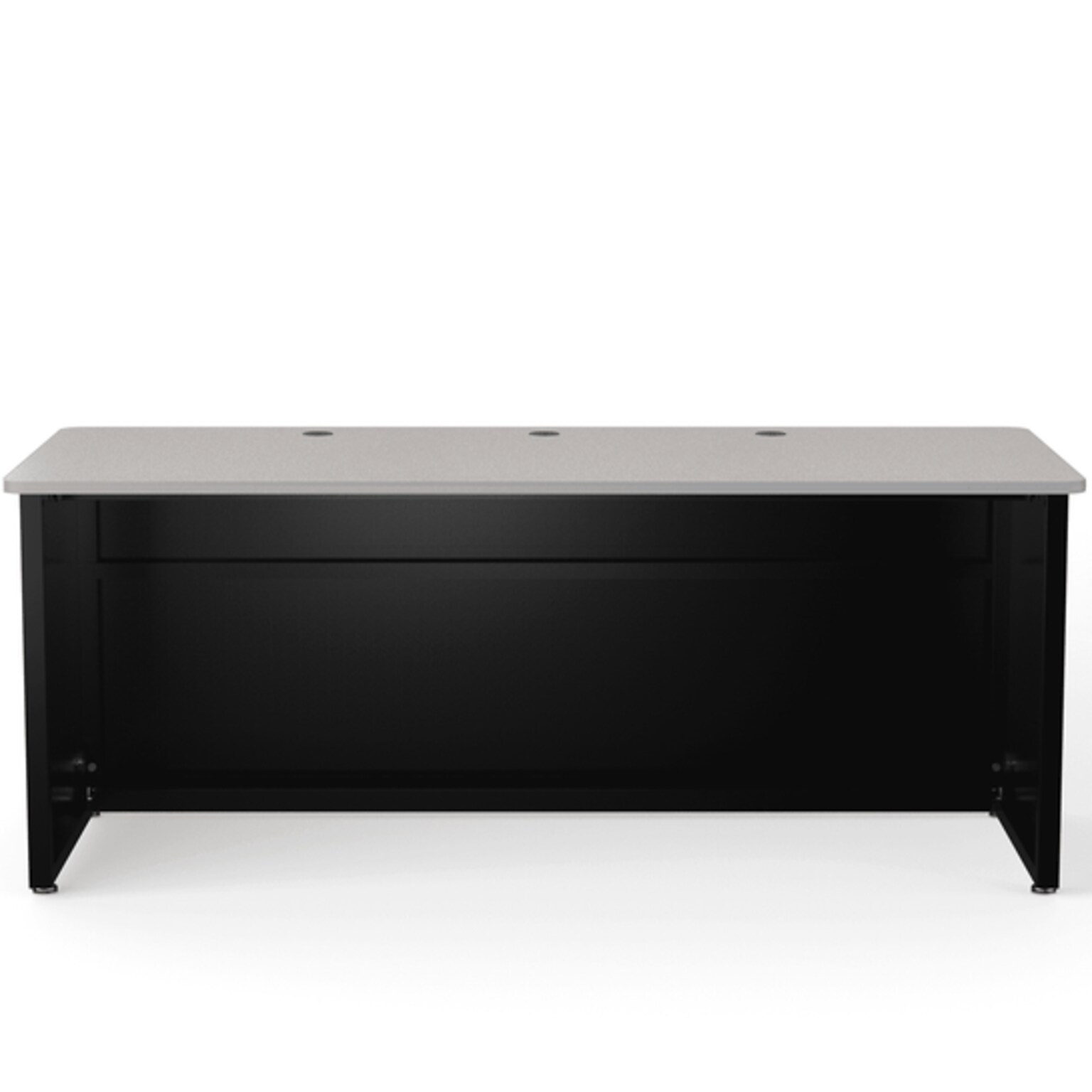 VersaDesk 72W Enclosed Versa Classroom Desk, Grey/Black (CD7230-BG)