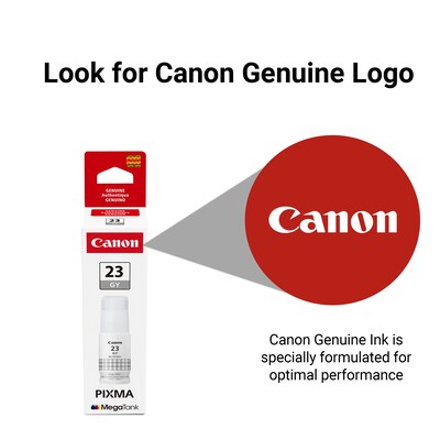 Canon GI-23 Gray Standard Yield Ink Cartridge Refill (4705C001)