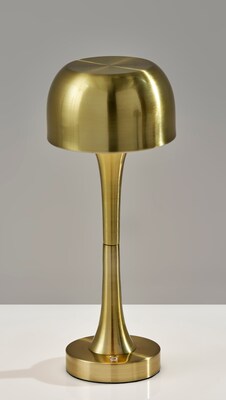 Adesso Jimmy LED Table Lamp, Antique Brass (2602-21)