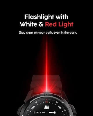 Cubitt Terra Smart Watch, Dual-Band GPS,  37.59mm, Military Green, Silicone Band (CT-TERRA3)