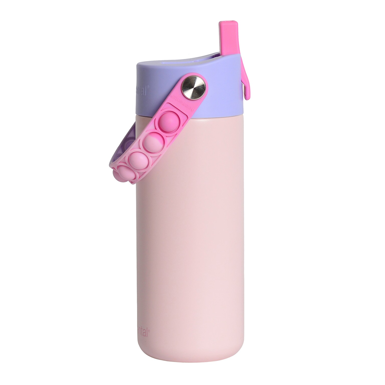 Elemental Core Pop Stainless Steel Double Wall Insulated Water Bottle, 18 oz., Blush Pink Tie Dye (EMLEBC18BPTD19)