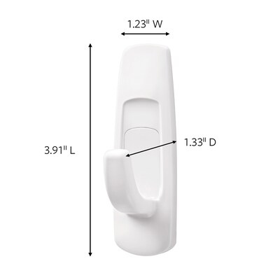 Command Large Utility Hook, White (17003-ES)