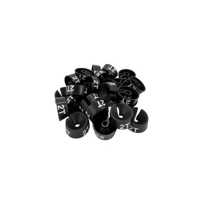 Nahanco Plastic Size Markers, Black (SM25INF2TBW)