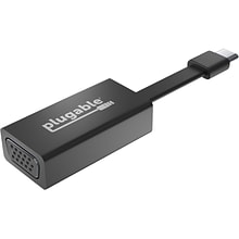 Plugable USB-C to VGA Adapter, Black (USBC-TVGA)