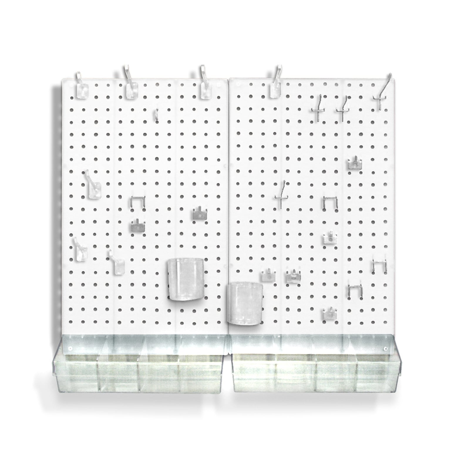 Azar® Pegboard Organizer Kit, White