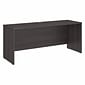 Bush Business Furniture Studio C 72"W Credenza Desk, Storm Gray (SCD372SG)