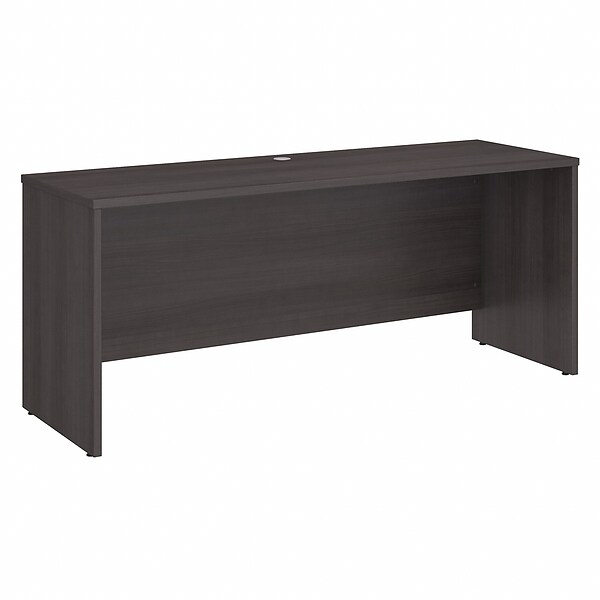 Bush Business Furniture Studio C 72W x 24D Credenza Desk, Storm Gray (SCD372SG)