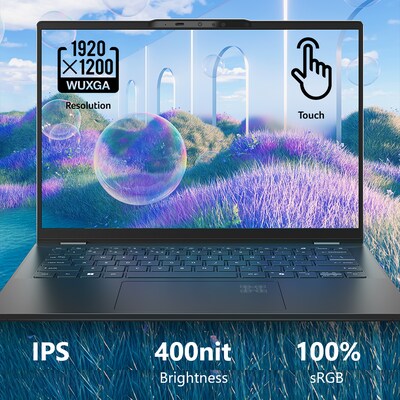 Acer Swift 14" WUXGA Touchscreen Laptop, Copilot+ PC, Intel Core Ultra 7 256V, 16GB RAM, 1TB SSD, Backlit Keyboard, Windows 11