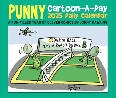 2025 Willow Creek Punny Cartoon-A-Day 5.4" x 6.2" Day-to-Day Calendar (46265)