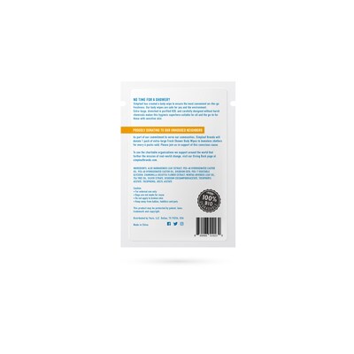 Simpleaf Fresh Shower Body Flushable Wipes, 12" x 12", 20 Single Wipes/Box, 3 Boxes/Carton (S-008-60count)
