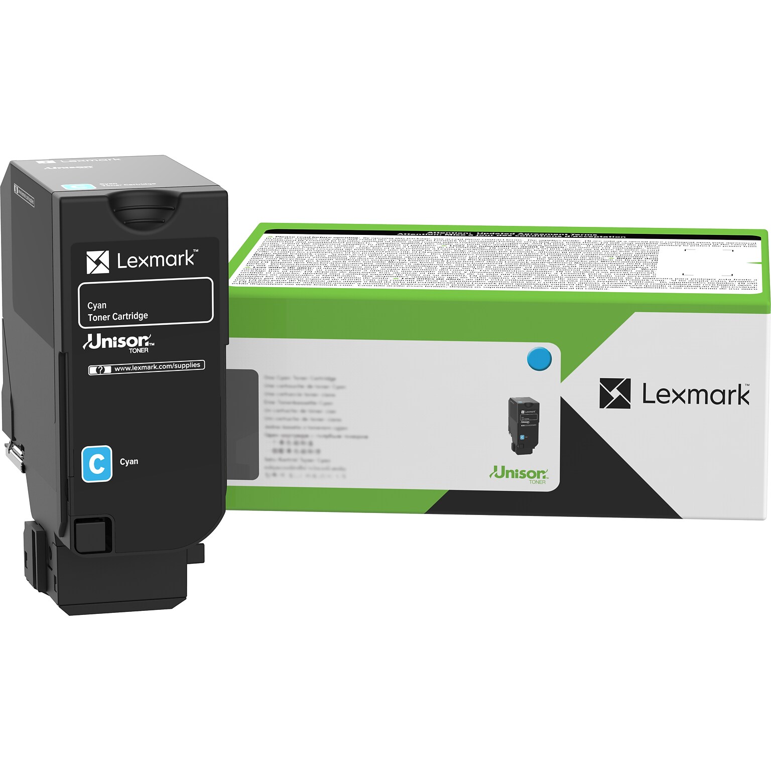 Lexmark 24B7515 Cyan Standard Yield Toner Cartridge