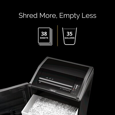 Fellowes Powershred 485i 38-Sheet Strip-Cut Industrial Shredder (38480)