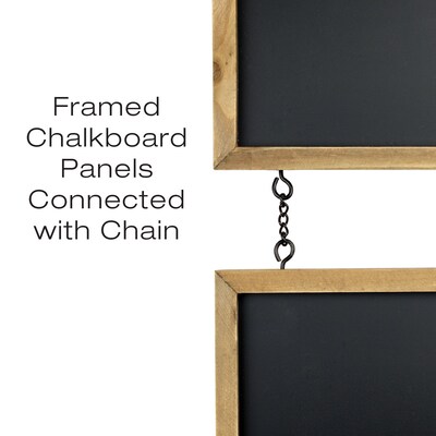 Excello Global Products Hanging 5-Piece Chalkboard Sign (EGP-HD-0289)