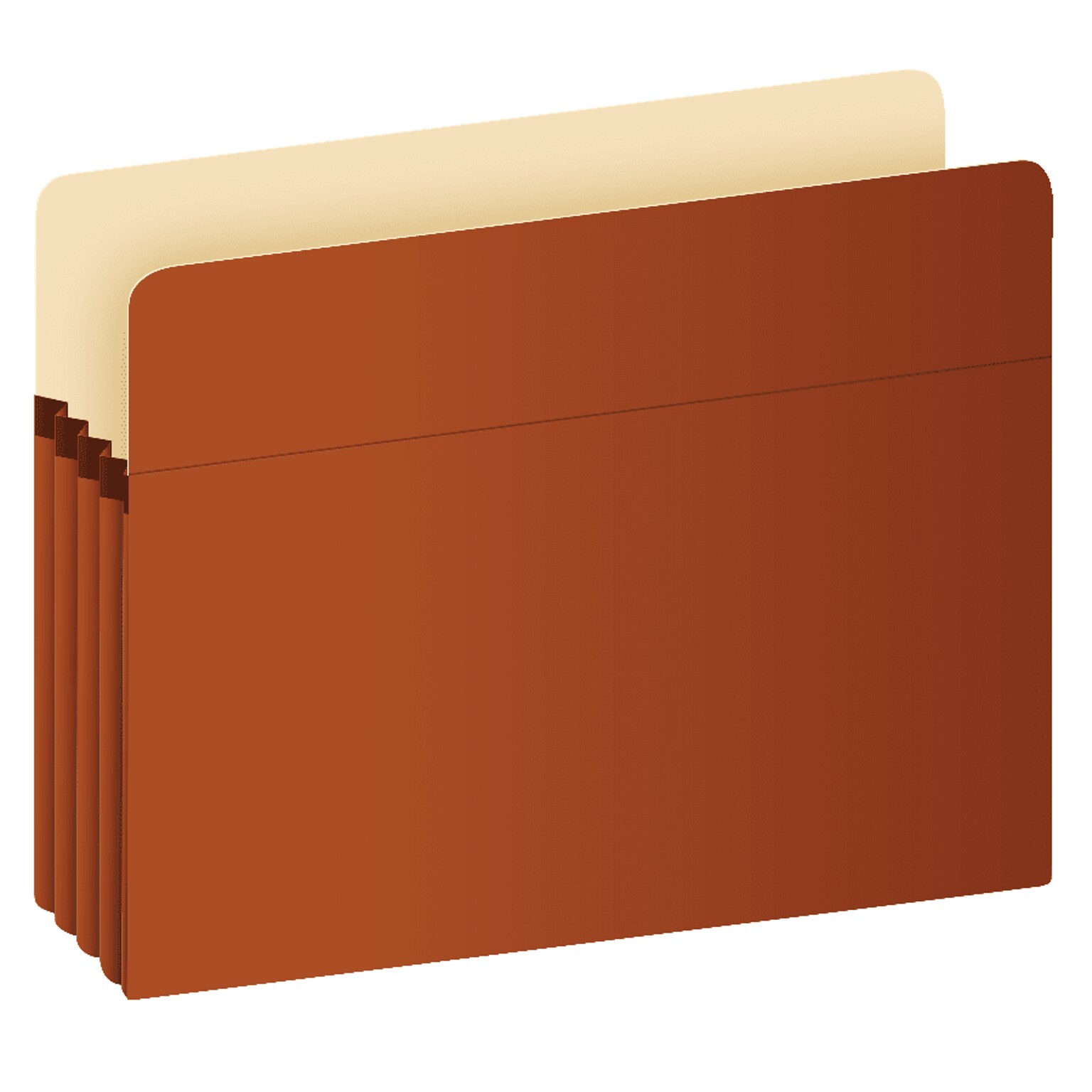 Pendaflex Reinforced File Pocket, 5 1/4 Expansion, Legal Size, Redrope, 50/Carton (ESSS36GCT)