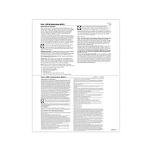 ComplyRight 2023 1095-B/1095-C Tax Form with Printed Backer Instructions, 100/Pack (1095BCBLK)