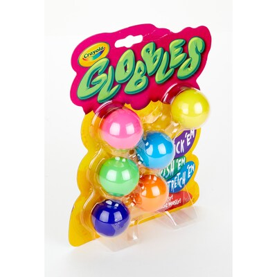 Crayola Globbles Fidget Toy, 6/Pack, 3 Packs/Bundle (BIN747294-3)
