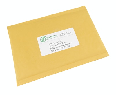 Avery EcoFriendly Laser/Inkjet Shipping Labels, 2 x 4, White, 10 Labels/Sheet, 100 Sheets/Box (481