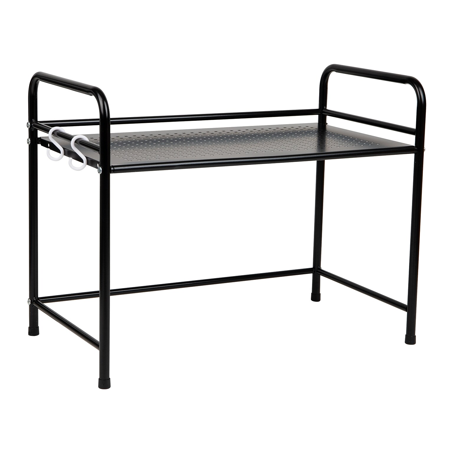 Mind Reader Metal Kitchen Shelf, Black (1TCOUMIC-BLK)